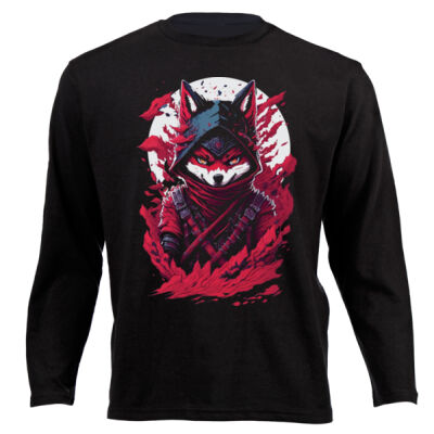 Mr Cool Fox - Unisex Long-sleeve T-shirt Thumbnail