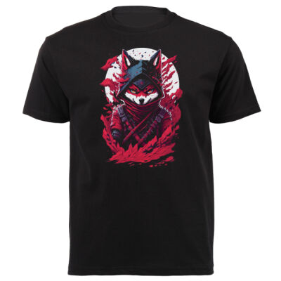 Mr Cool Fox option2 DTF - Unisex Platinum Short-sleeve T-shirt Thumbnail