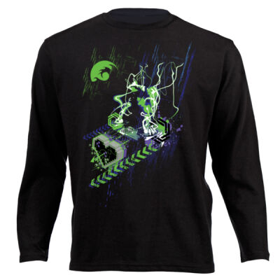 Dj T-shirt by 2COOLDESIGN CLOTHING Colour version - Unisex Long-sleeve T-shirt Thumbnail