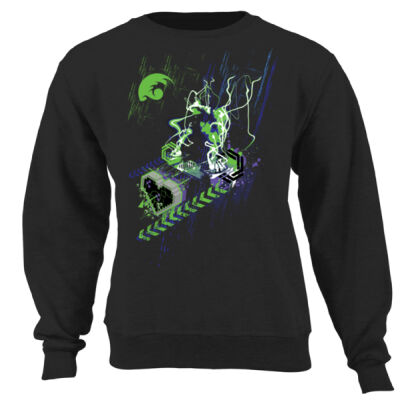 Dj T-shirt by 2COOLDESIGN CLOTHING Colour version - Unisex Sweater  Thumbnail