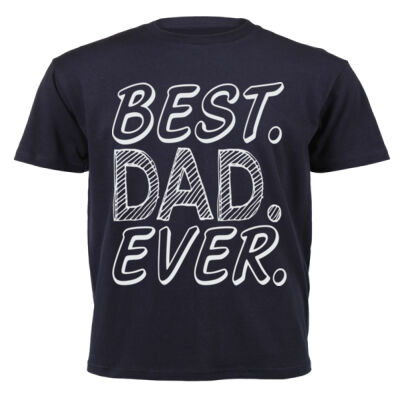 Best Dad Ever T-shirt (Dad gift idea 2) - Unisex Short-sleeve T-shirt - 180g Thumbnail
