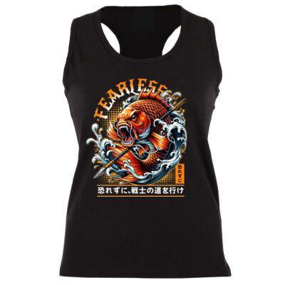 Fearless fishing T-shirt Design Gift idea for him - Racer Back Thumbnail